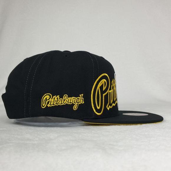 Pittsburgh Pirates Mitchell & Ness MLB Snapback Hat Cap 3D Logo Side‎ Logo NWT - Picture 4 of 8